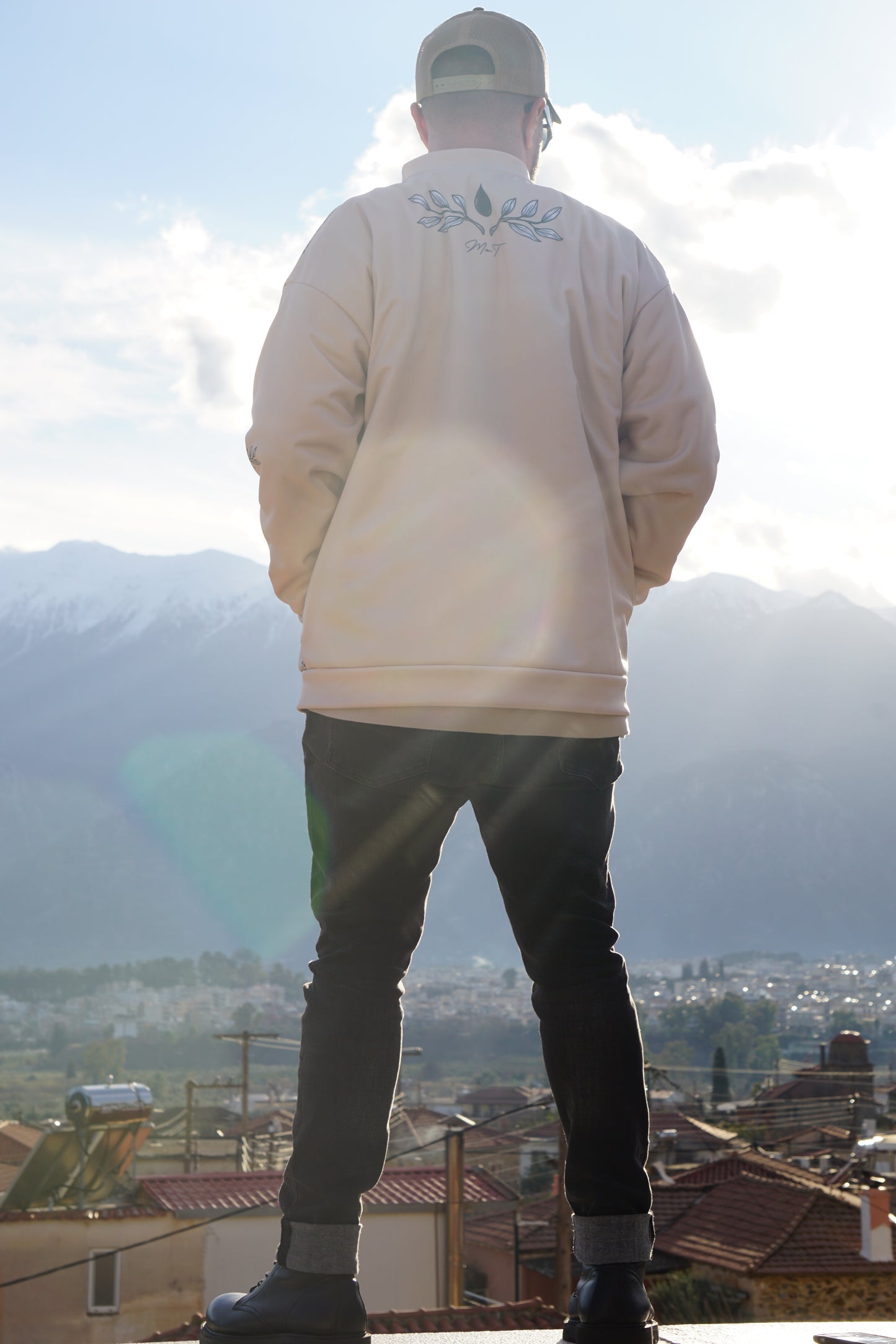 Ma-T Champagne Unisex Bomber Jacket