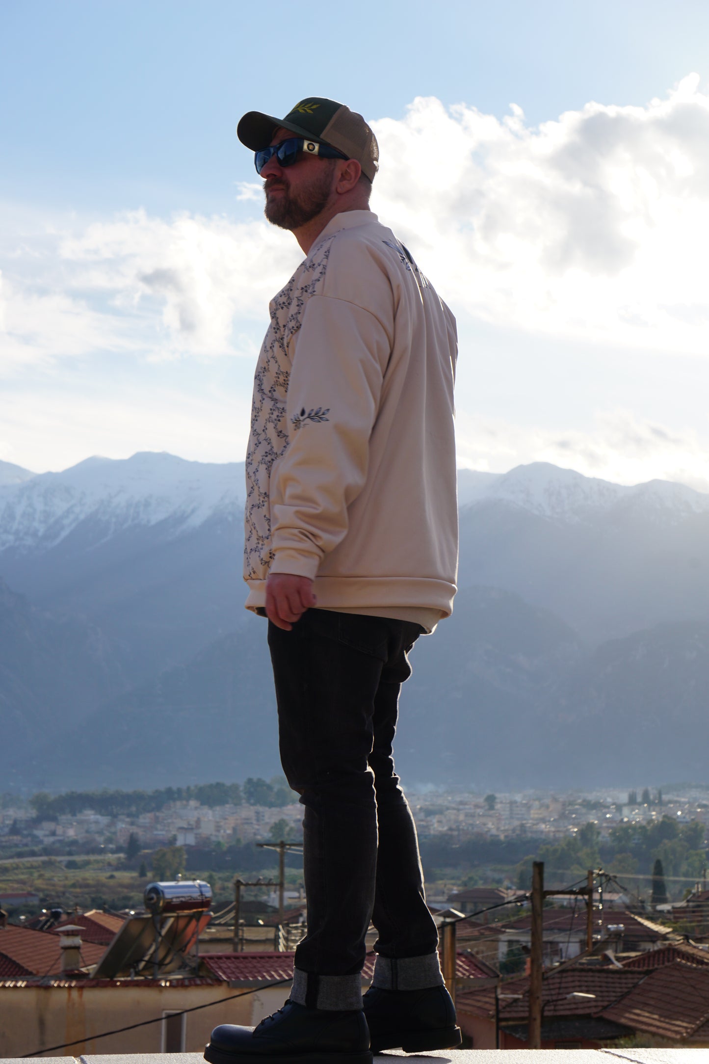 Ma-T Champagne Unisex Bomber Jacket